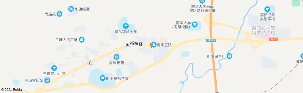 衡阳招呼站(燕京配送部)_公交站地图_衡阳公交_妙搜公交查询2025