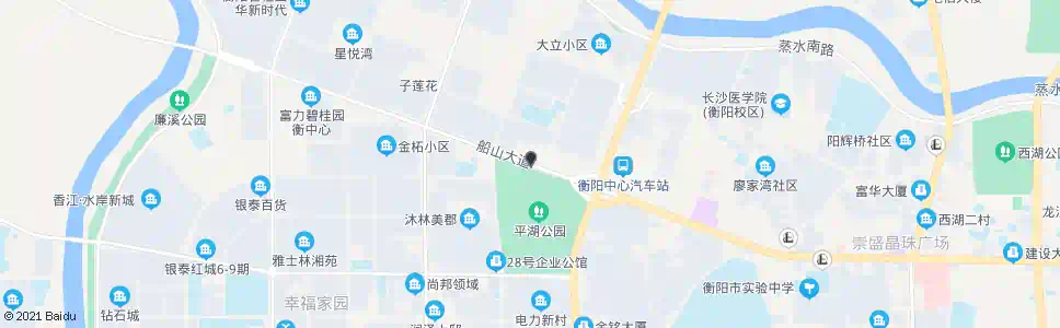 衡阳平湖公园北_公交站地图_衡阳公交_妙搜公交查询2025