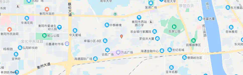 衡阳雁城西路_公交站地图_衡阳公交_妙搜公交查询2025