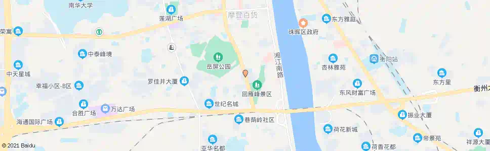 衡阳首峰小区_公交站地图_衡阳公交_妙搜公交查询2025