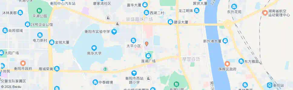 衡阳西湖一村_公交站地图_衡阳公交_妙搜公交查询2025