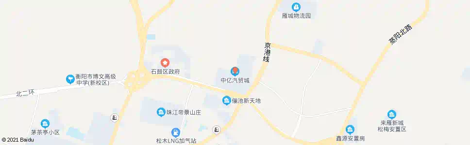 衡阳中亿汽贸_公交站地图_衡阳公交_妙搜公交查询2025