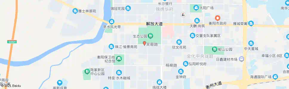 衡阳生态丽景_公交站地图_衡阳公交_妙搜公交查询2025