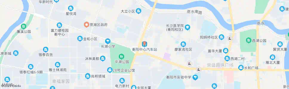 衡阳中心汽车站_公交站地图_衡阳公交_妙搜公交查询2025