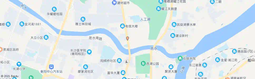 衡阳蒸水桥北_公交站地图_衡阳公交_妙搜公交查询2025