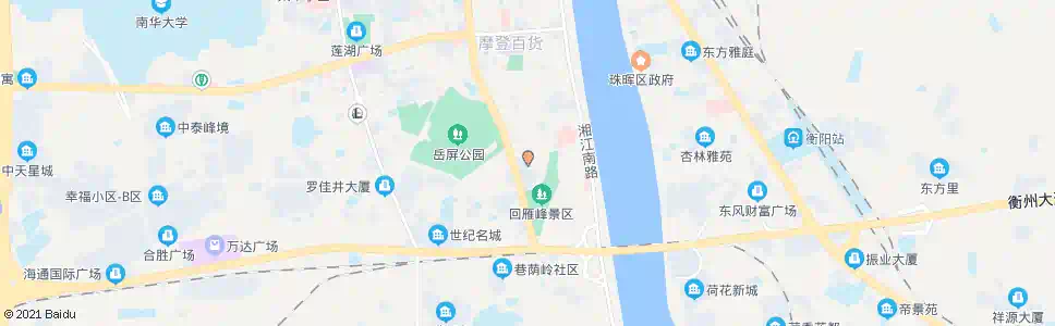 衡阳中南路小学_公交站地图_衡阳公交_妙搜公交查询2025