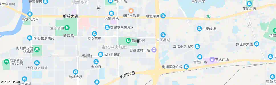 衡阳蓝天花苑_公交站地图_衡阳公交_妙搜公交查询2025