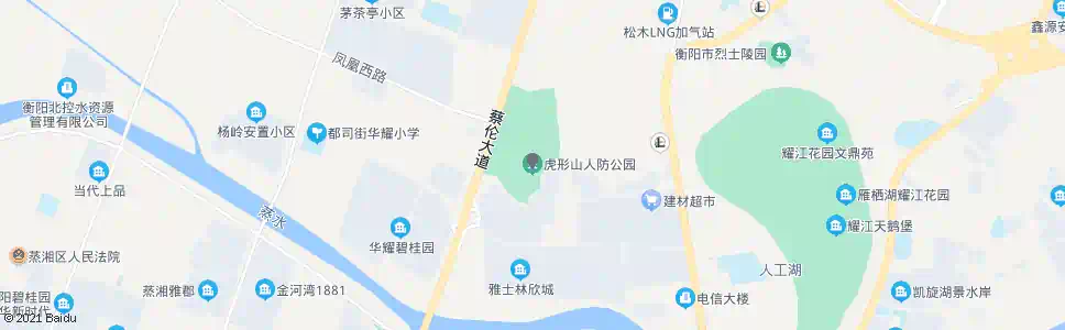 衡阳虎形山公园_公交站地图_衡阳公交_妙搜公交查询2025