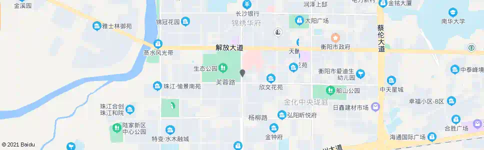 衡阳星城花苑_公交站地图_衡阳公交_妙搜公交查询2025