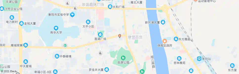 衡阳雁城宾馆_公交站地图_衡阳公交_妙搜公交查询2025