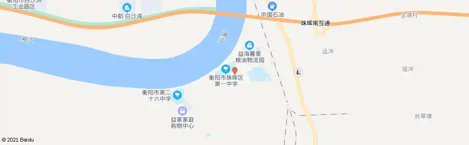 衡阳珠晖一中_公交站地图_衡阳公交_妙搜公交查询2025