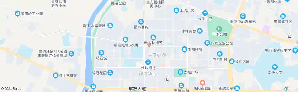 衡阳高鑫市场_公交站地图_衡阳公交_妙搜公交查询2025