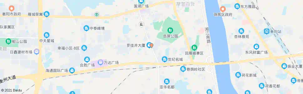 衡阳先锋路口_公交站地图_衡阳公交_妙搜公交查询2025