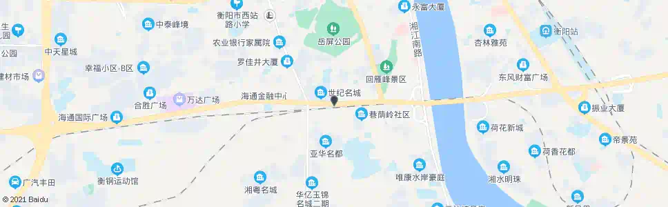 衡阳锁厂_公交站地图_衡阳公交_妙搜公交查询2025