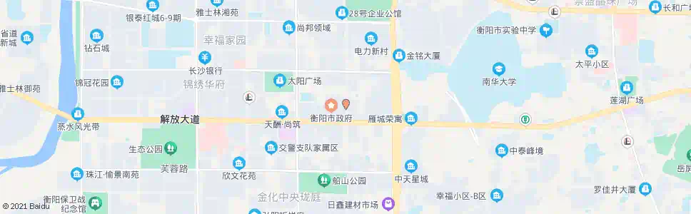 衡阳市政府东门_公交站地图_衡阳公交_妙搜公交查询2025
