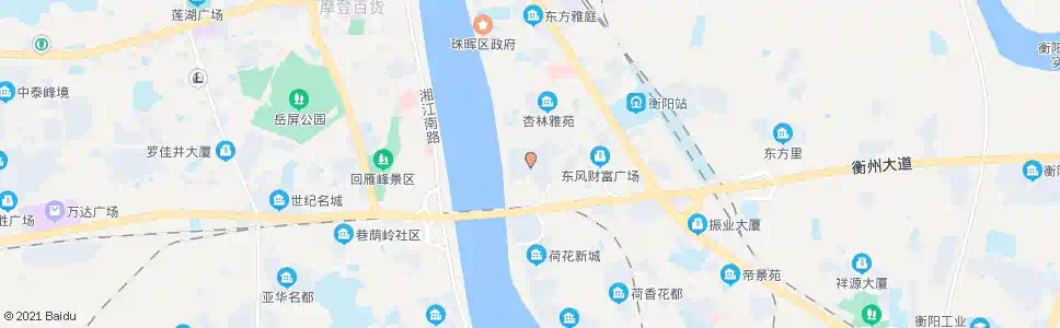 衡阳创景外滩_公交站地图_衡阳公交_妙搜公交查询2025