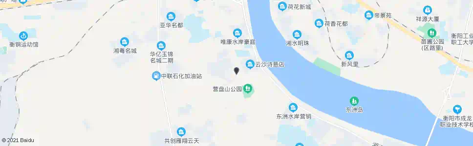 衡阳云沙诗意西_公交站地图_衡阳公交_妙搜公交查询2025
