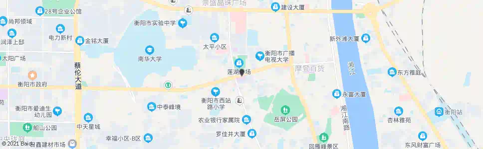 衡阳宇元万向城_公交站地图_衡阳公交_妙搜公交查询2025
