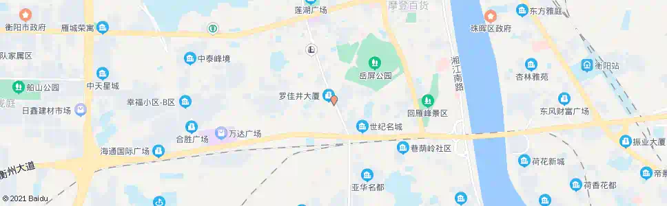 衡阳蒸湘南路口_公交站地图_衡阳公交_妙搜公交查询2025