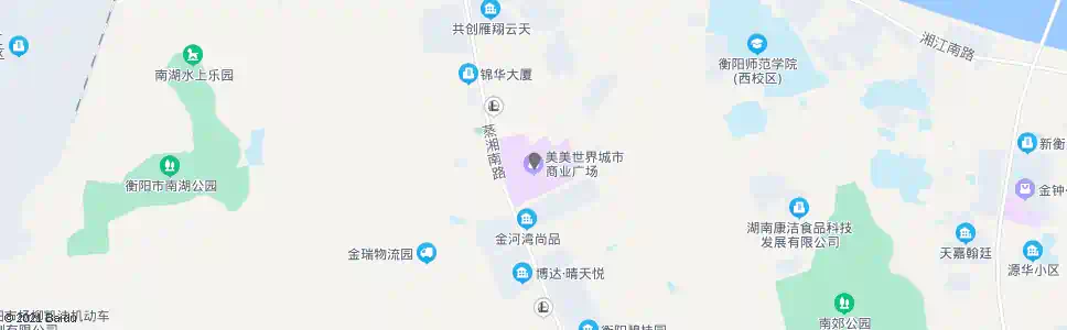 衡阳美美世界_公交站地图_衡阳公交_妙搜公交查询2025