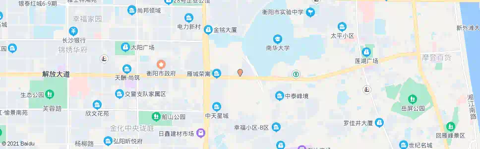 衡阳曲美家具(解放路立交桥)_公交站地图_衡阳公交_妙搜公交查询2025