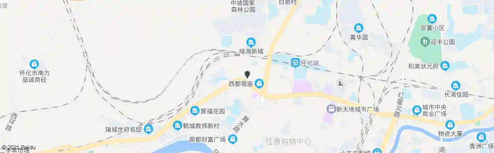 怀化汽车西站_公交站地图_怀化公交_妙搜公交查询2025