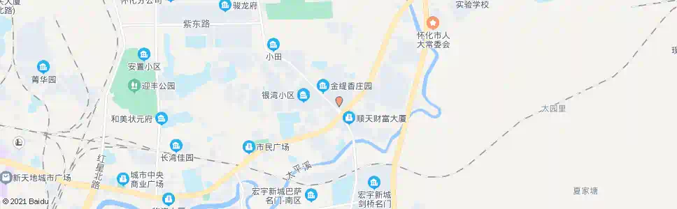 怀化小田_公交站地图_怀化公交_妙搜公交查询2025