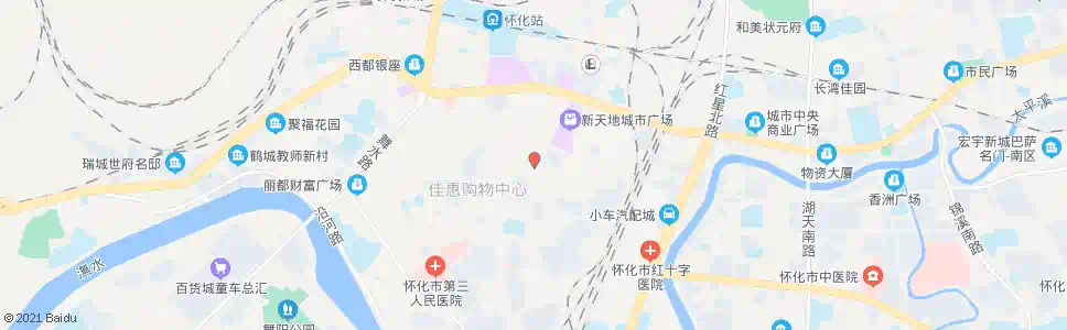 怀化壹线国际商业街_公交站地图_怀化公交_妙搜公交查询2025