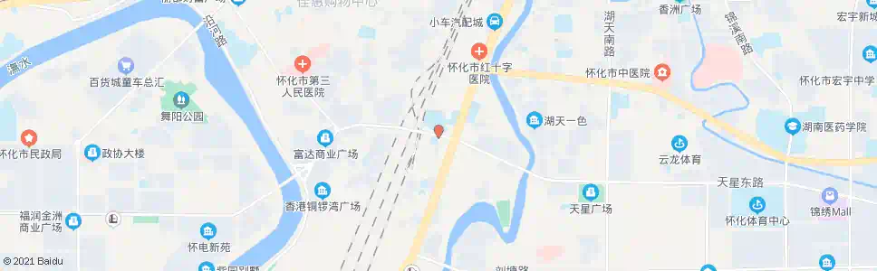 怀化怀铁二中_公交站地图_怀化公交_妙搜公交查询2025