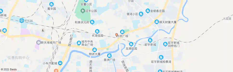 怀化迎风市场_公交站地图_怀化公交_妙搜公交查询2025