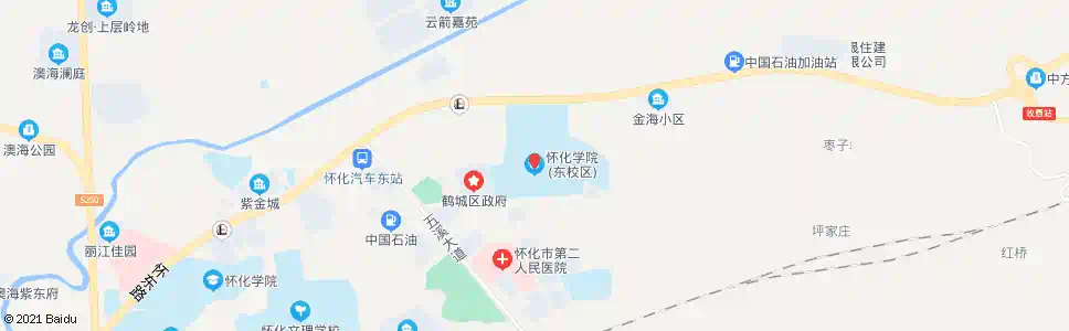 怀化学院东区_公交站地图_怀化公交_妙搜公交查询2025