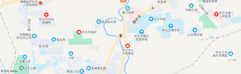 怀化三眼桥_公交站地图_怀化公交_妙搜公交查询2025