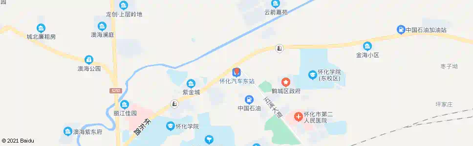 怀化城东车站_公交站地图_怀化公交_妙搜公交查询2025