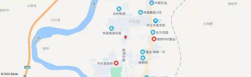 怀化中方中心市场_公交站地图_怀化公交_妙搜公交查询2025