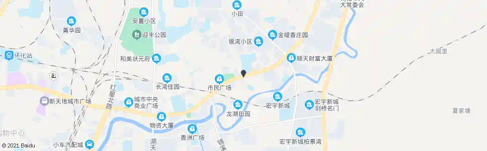 怀化四中_公交站地图_怀化公交_妙搜公交查询2025