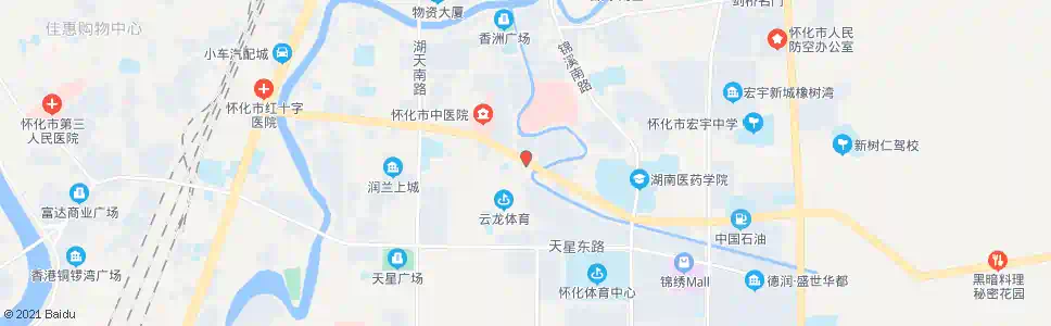 怀化香州水郡_公交站地图_怀化公交_妙搜公交查询2025