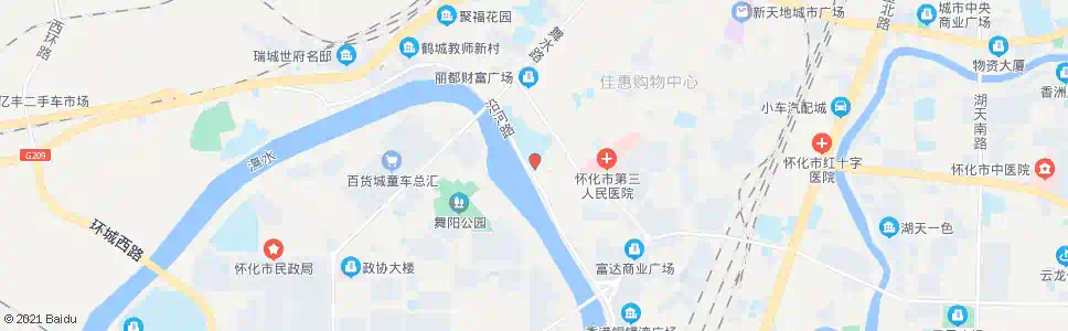 怀化一中路口_公交站地图_怀化公交_妙搜公交查询2025