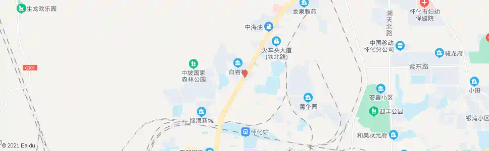 怀化湖天南大道(招呼站)_公交站地图_怀化公交_妙搜公交查询2025
