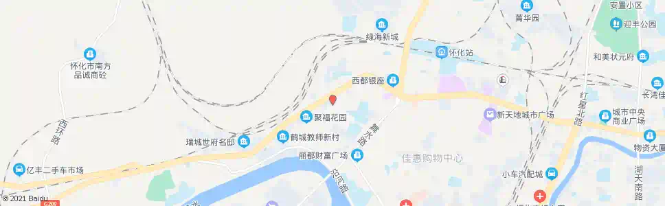 怀化锦绣家园_公交站地图_怀化公交_妙搜公交查询2025