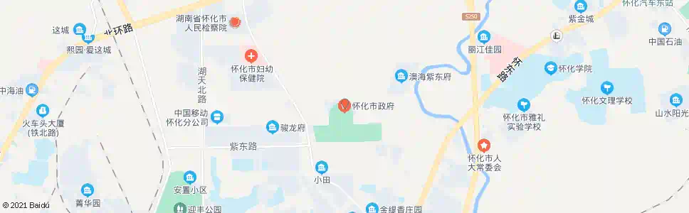 怀化县政府_公交站地图_怀化公交_妙搜公交查询2025