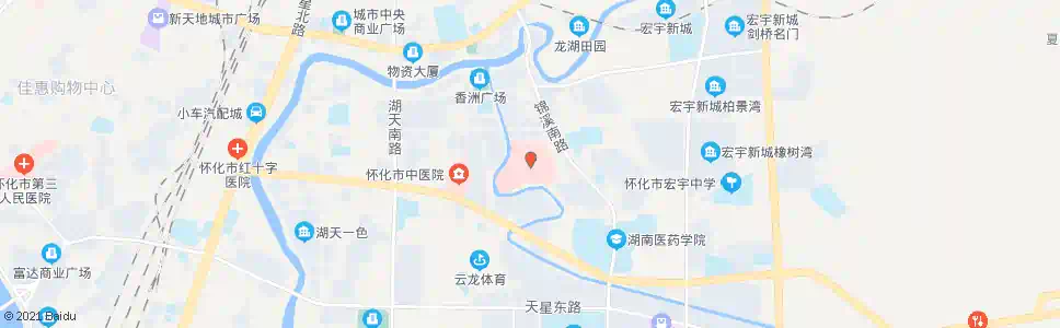 怀化市一医院_公交站地图_怀化公交_妙搜公交查询2025