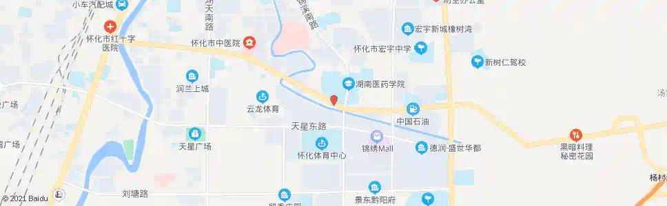 怀化医专路口_公交站地图_怀化公交_妙搜公交查询2025