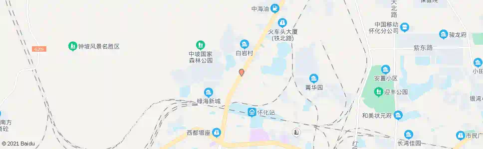 怀化武陵中学_公交站地图_怀化公交_妙搜公交查询2025