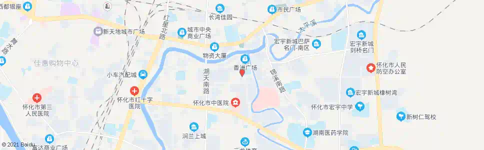 怀化中心血站_公交站地图_怀化公交_妙搜公交查询2025