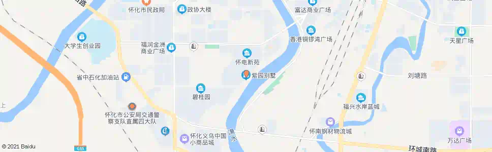 怀化紫园别墅_公交站地图_怀化公交_妙搜公交查询2025