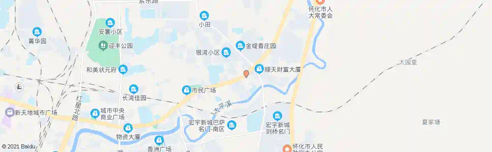 怀化石油公司_公交站地图_怀化公交_妙搜公交查询2025