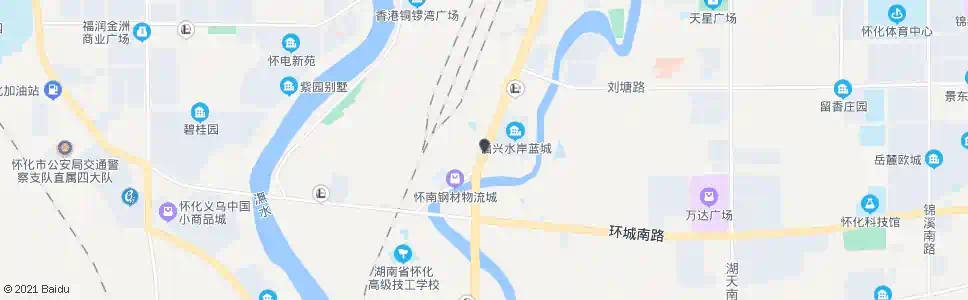 怀化湖天桥_公交站地图_怀化公交_妙搜公交查询2025