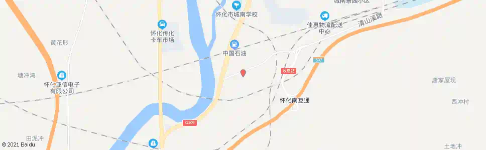 怀化青山溪停车场_公交站地图_怀化公交_妙搜公交查询2025