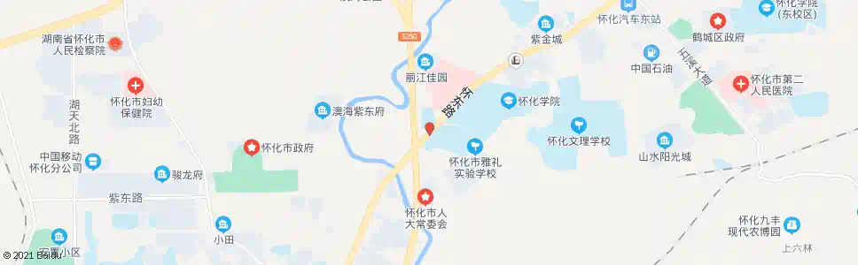 怀化正好药厂_公交站地图_怀化公交_妙搜公交查询2025