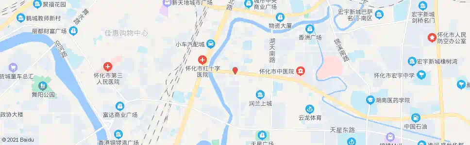 怀化湖天一色_公交站地图_怀化公交_妙搜公交查询2025